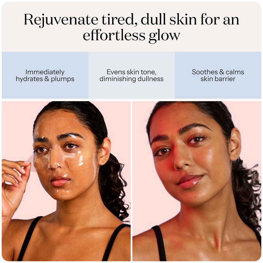 Collagen+ hydrogel face masks